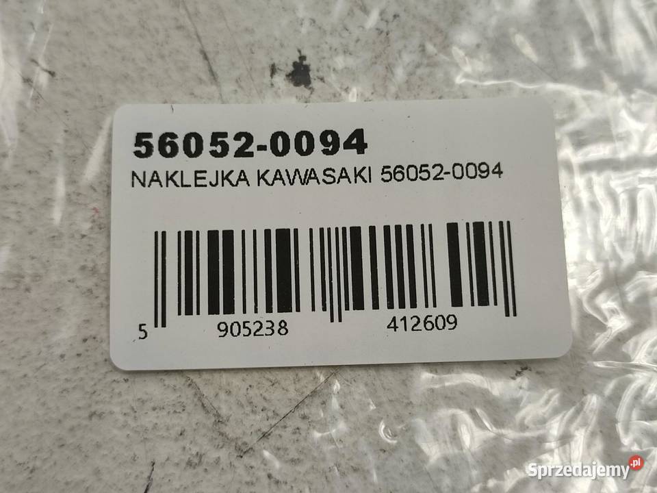 NAKLEJKA EMBLEMAT NA BAK KAWASAKI ZR1000A1H