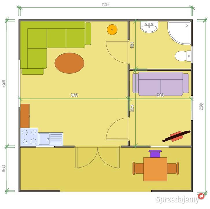 Domki drewniane na działkę letniskowe do 35m2 z Wrocław