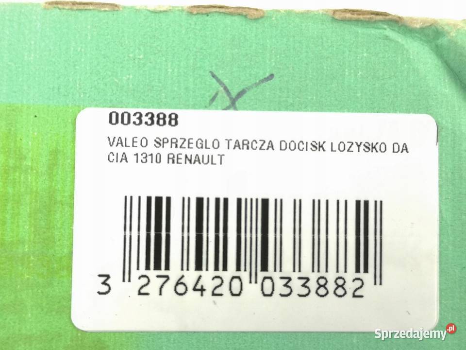 SPRZĘGŁO TARCZA DOCISK ŁOŻYSKO ALPINA DACIA lubelskie