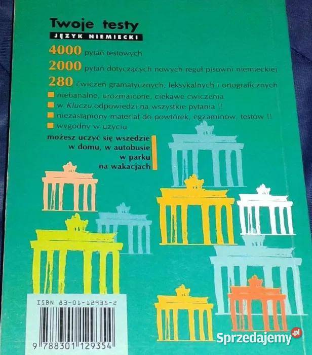 Twoje testy Język niemiecki Anna Kędziorek I miękka Pozostałe lubelskie Chełm