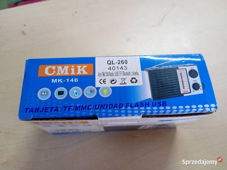 Przenośne Radio Retro CMiK MK146 QL260 z mazowieckie