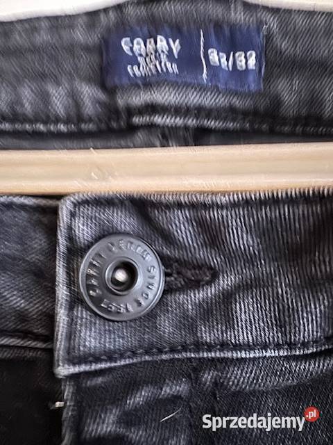 Jeansy męskie 3232 Carry czarne bawełna ze Częstochowa