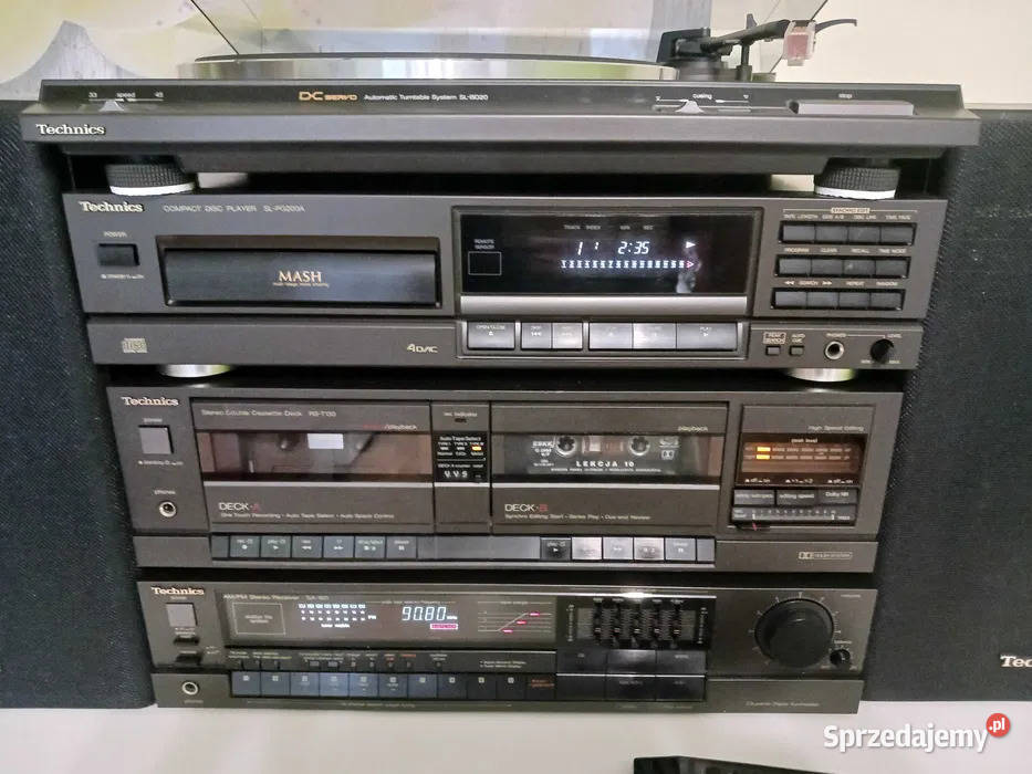 Wieża TECHNICS Komplet Vintage Audio GRAMOFON CD Opole