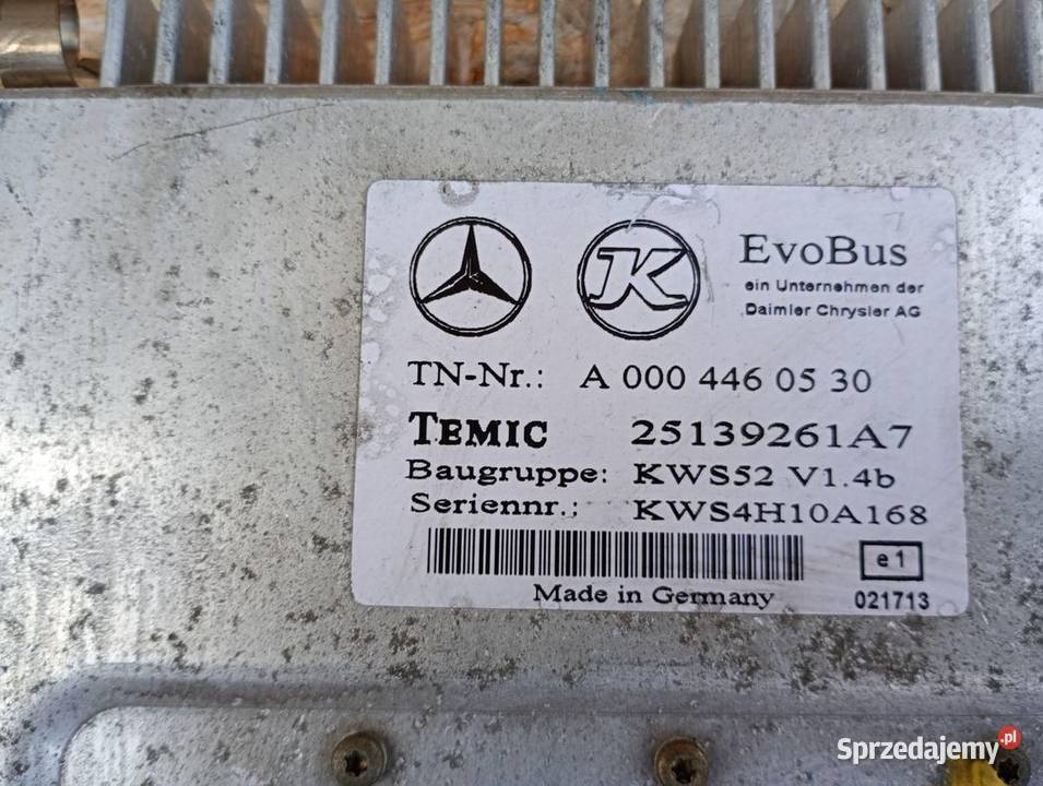 MODUŁ STEROWNIK KWS MERCEDES CITARO EVOBUS Czujniki i sterowniki Gliwice