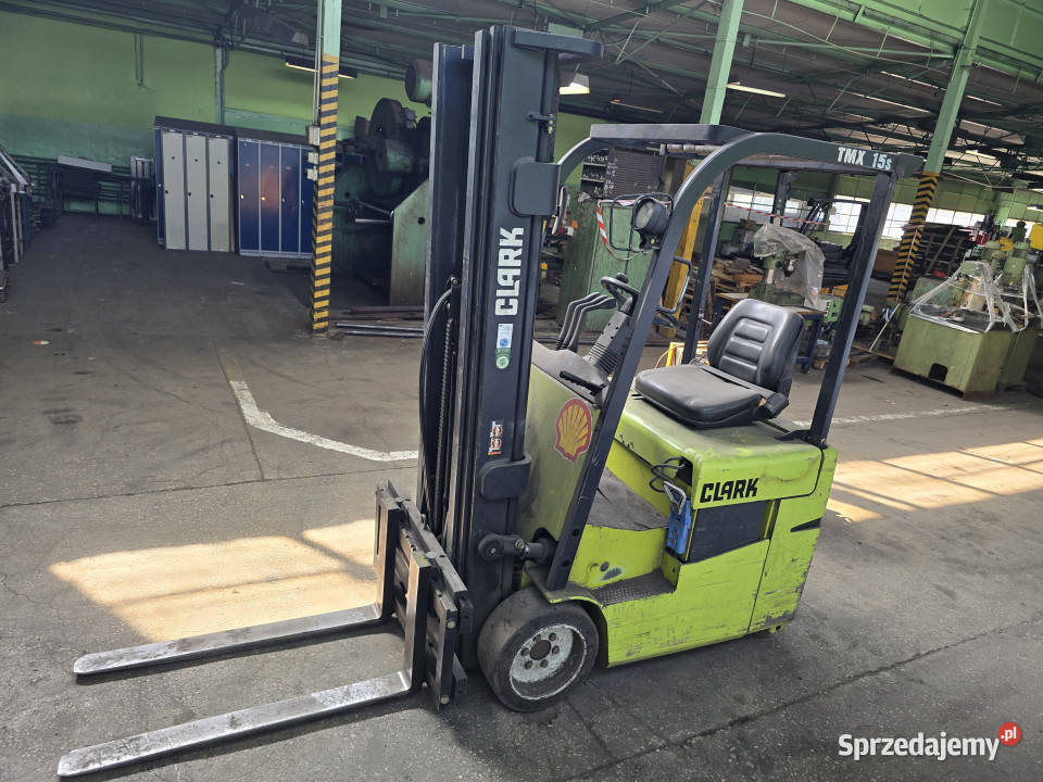 Wózek widłowy elektryczny CLARK TMX 15s Biskupice