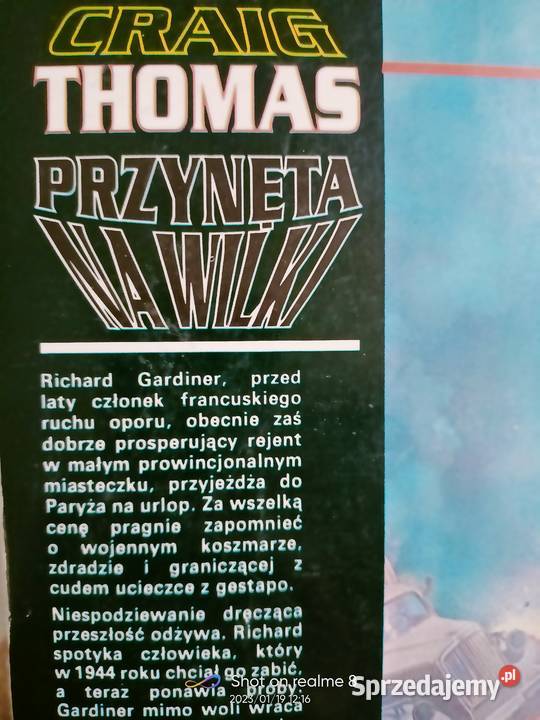 Thomas książki Przynęta księgarnia Praga
