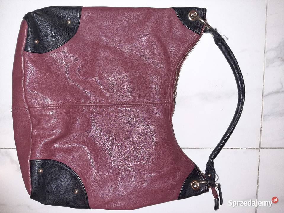 Torebka Damska Podręczna Tchibo 38x35x13 Brąz Ruda Śląska