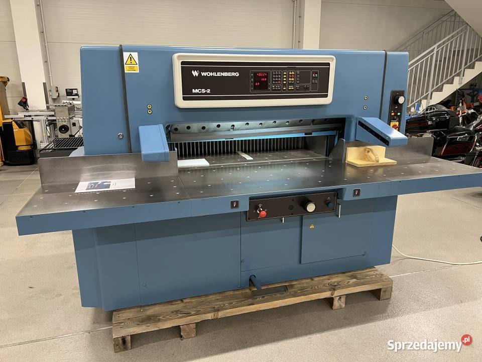 Gilotyna do cięcia papieru Wohlenberg 115 MCS2 Radom