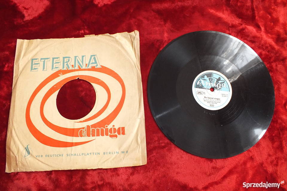 Płyta winylowa szelakowa niemiecka gruba i Żary sprzedam