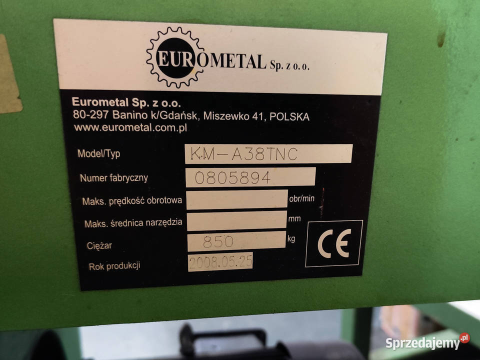 Sprzedam Giętarkę trzpieniową Warszawa