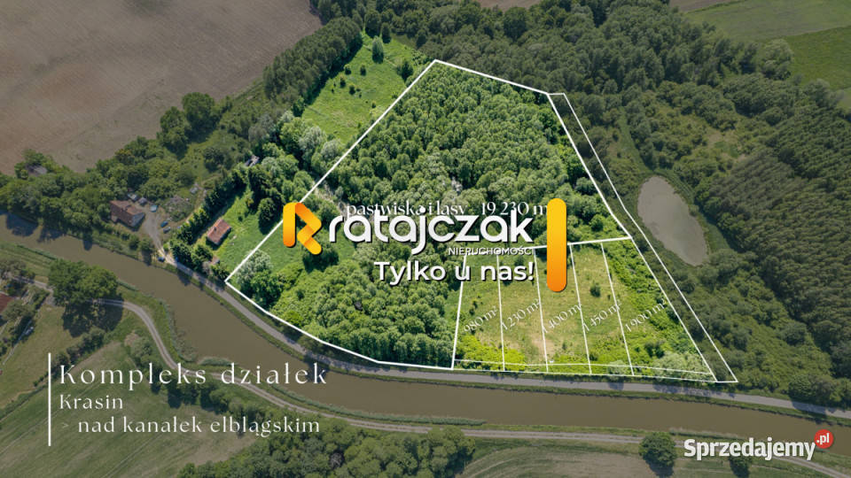 Działka 6951m2 Krasin sprzedam