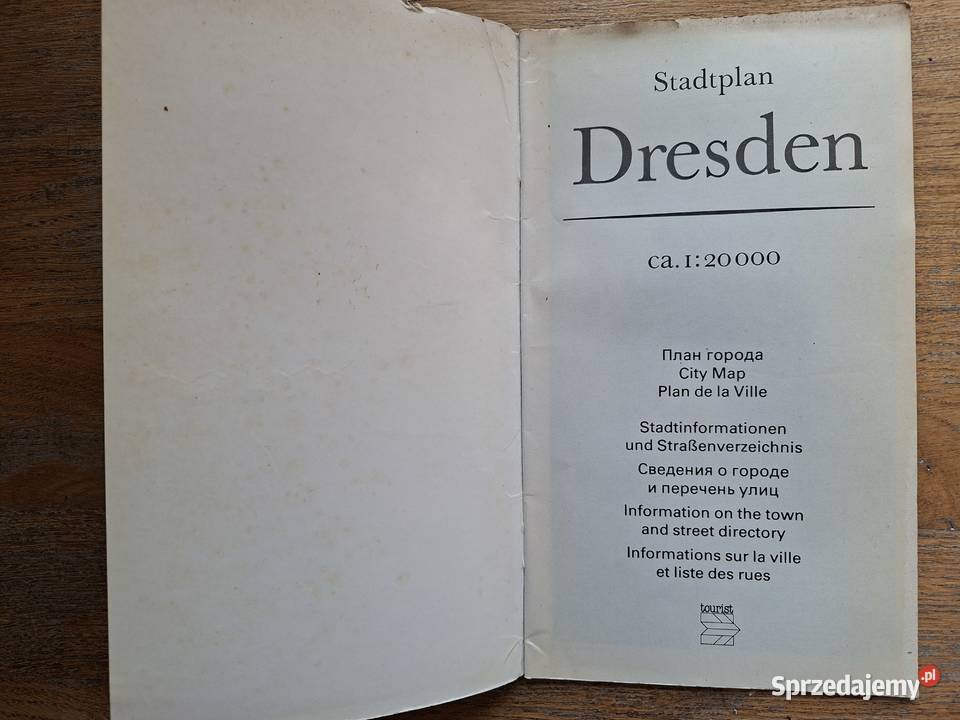Stadplan Dresden 120 000 mapa Kraków