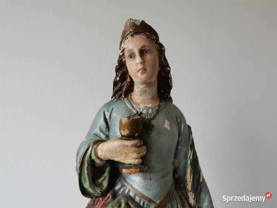 Stara unikatowa przedwojenna gipsowa figurka Katowice