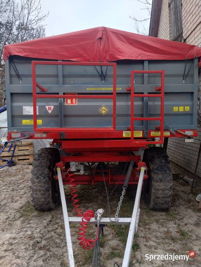 Przyczepa hl6011 dwustronny wywrot