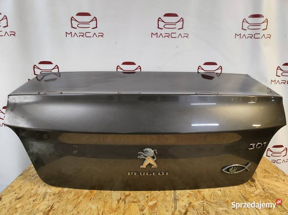 Klapa Bagażnika Peugeot 301 2012 Kolor KKS Klapy bagażnika wielkopolskie Pleszew