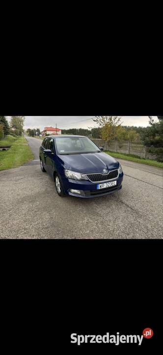 Skoda Fabia 3 12 krajowy pierwszy właściciel granatowy Wolbrom