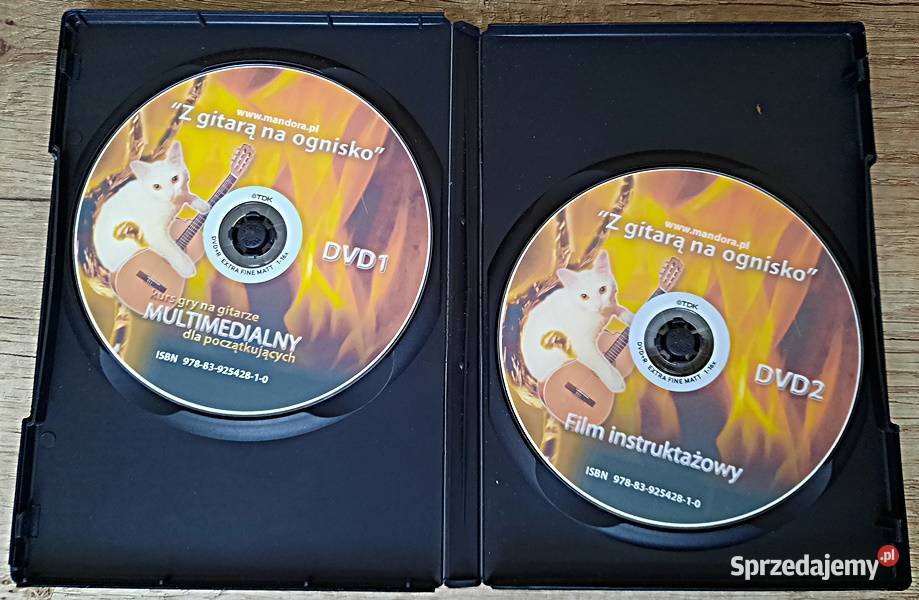 Kurs gry na gitarze 2x DVD początkujących 3 i więcej Ostrów Wielkopolski
