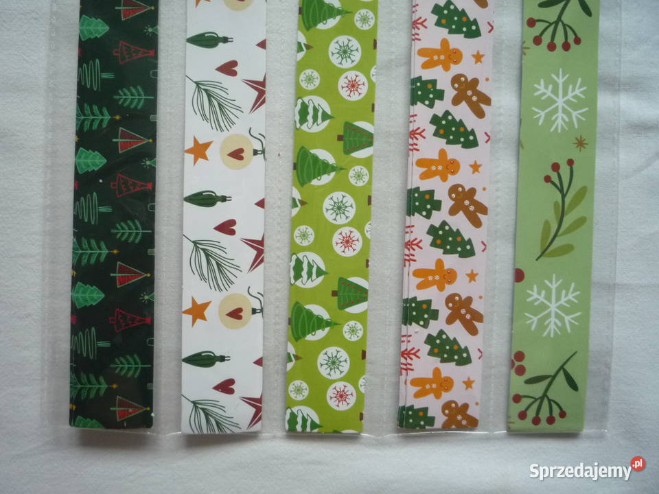 Papier świąteczny do wykonania łąńcucha na sprzedam