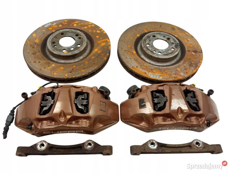 ZACISK HAMULCOWY LEWY PRAWY PRZÓD AKEBONO 374MM