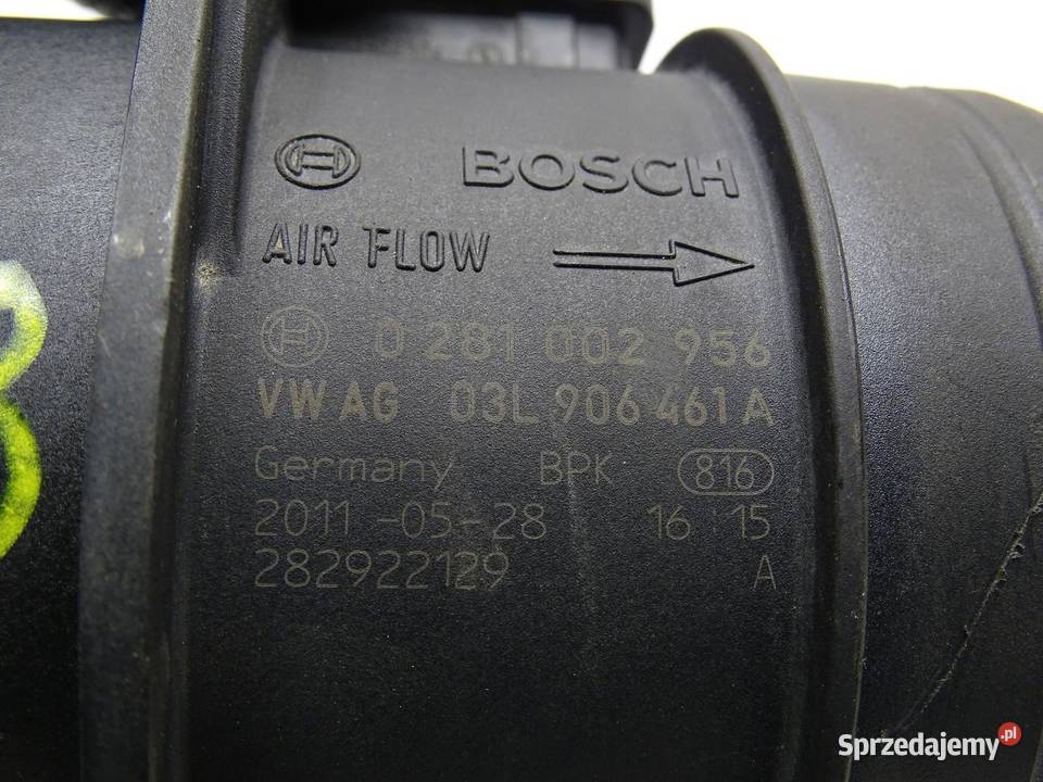 PRZEPŁYWOMIERZ POWIETRZA 03L906461A VW PASSAT B7 osobowe