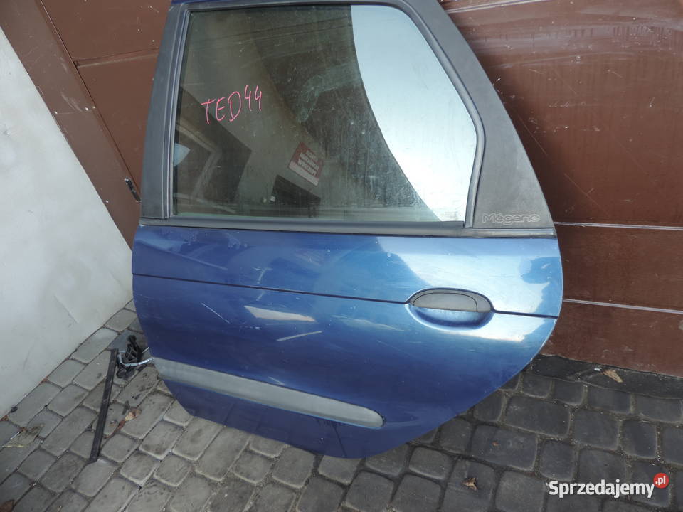 DRZWI LEWY TYŁ RENAULT SCENIC 1 FL LAKIER TED44 osobowe małopolskie Nowy Sącz
