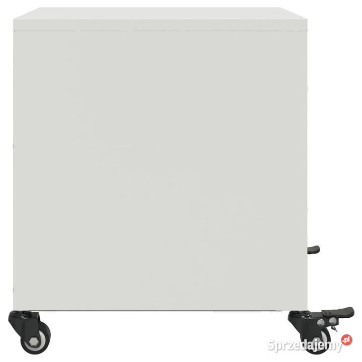 Szafka nocna biała 36x39x435 stal WM846636 Nocne mazowieckie