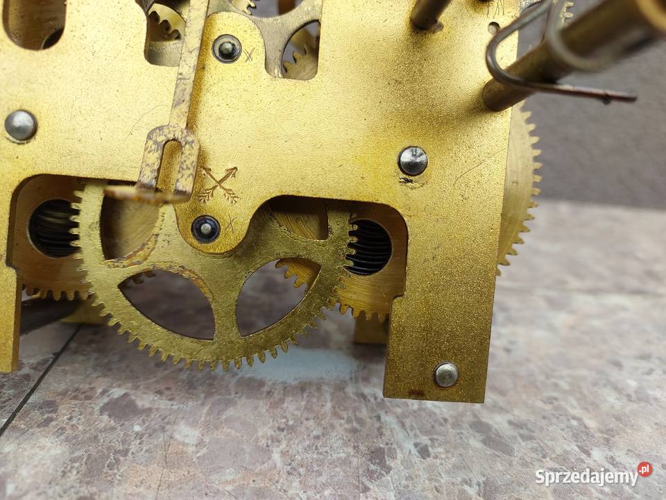 552 Mechanizm starego zegara ściennego HAU