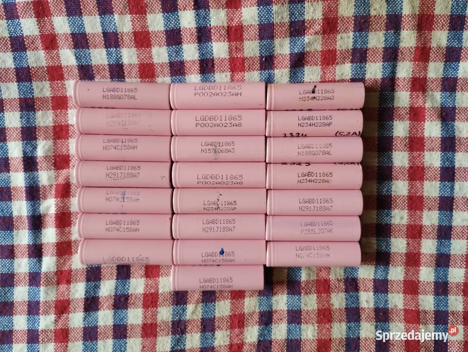 LGABD11865 ogniwa liion 22Ah Akumulator 18650 Bydgoszcz