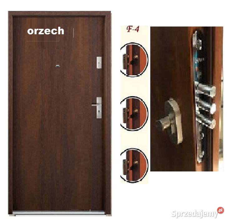 Drzwi z montażem zewnętrzne drewniane i metalowe Warszawa
