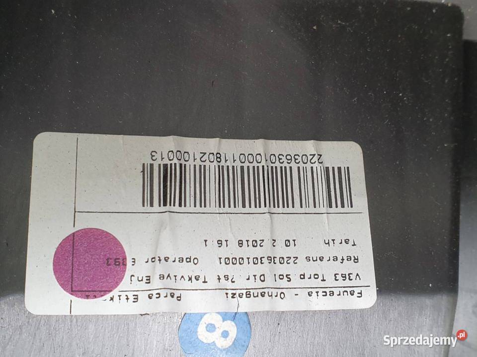 DESKA KOKPIT FORD TRANSIT MK8 osobowe Lipno