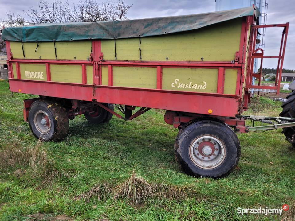 Przyczepa rolnicza krone dk 225 16t lubelskie Kozłówka