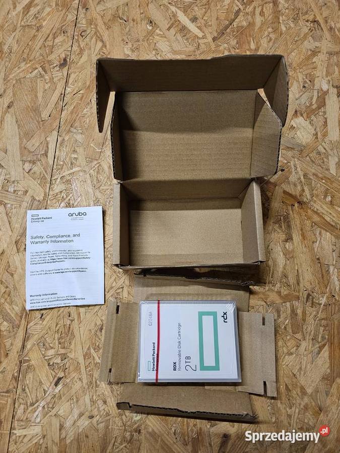 Kartridż wkład dysk do backupu RDX HPE 2TB Ożarów Mazowiecki