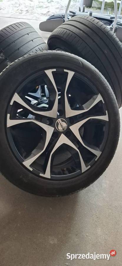 Alufelgi Spath SP29 17 5x108 Ford Peugeot Czarne Błoto