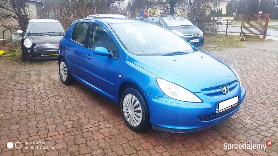 Peugeot 307 20 benzyna 2002r skóry klima zamiana Rzeszów