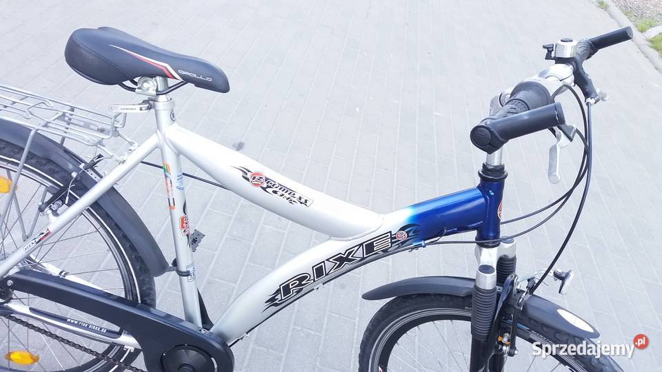 RIXE Aluminiowy rower 7biegi Prądnica w piaście Płońsk