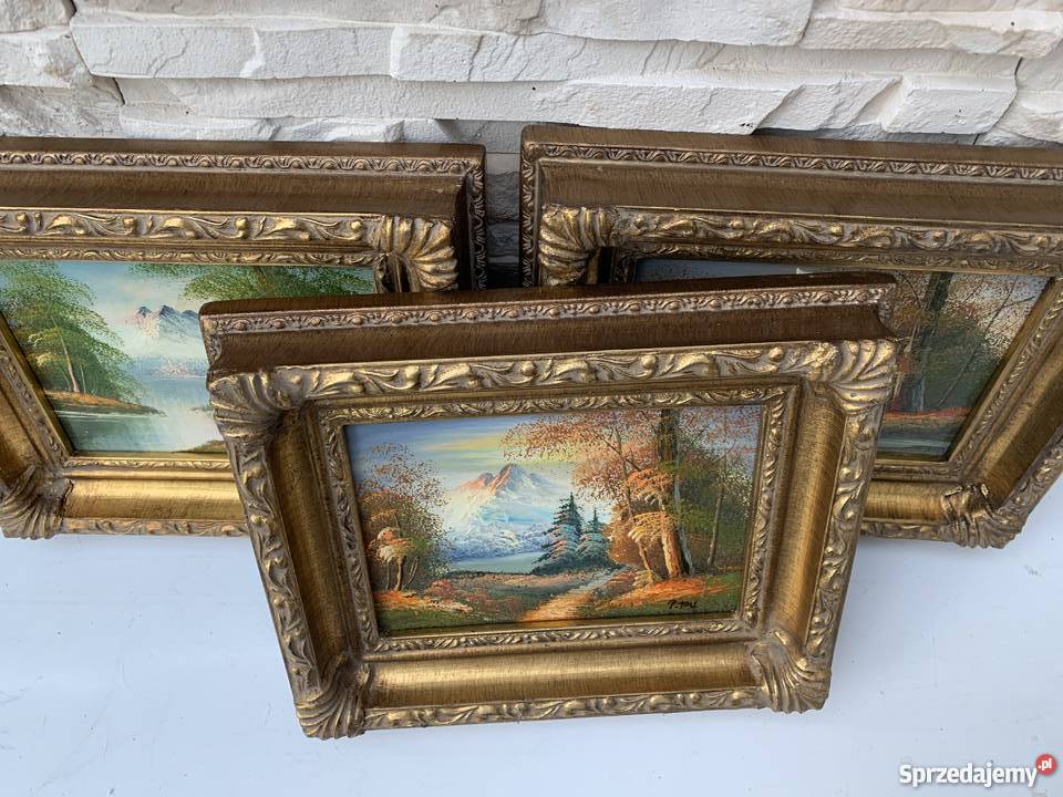3 Olej na desce obraz obrazek drewniana Bystrzyca Kłodzka sprzedam
