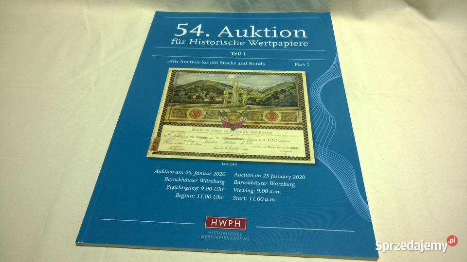 katalog aukcyjny papierów wartościowych 54