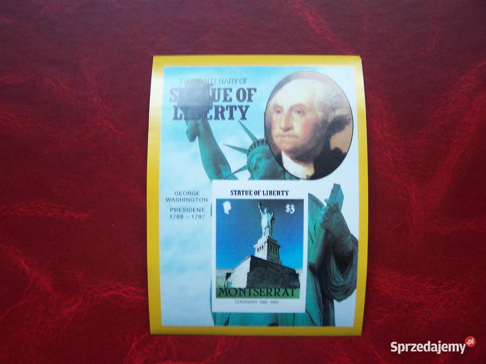 Montserrat 1986 MNH Prezydenci USA Statua Tychy
