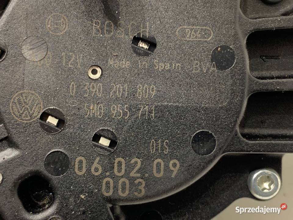 SILNIK WYCIERACZEK TYŁ VW GOLF PLUS V 5M0955711