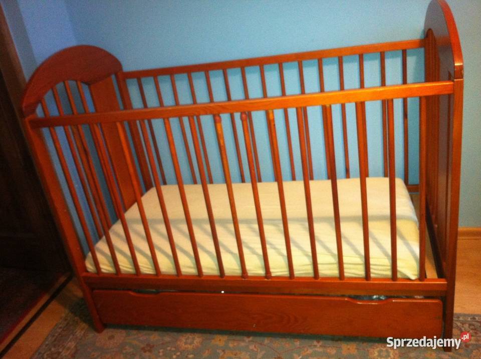 Wygodne i stabilne Łóżeczko drewniane Klupś małopolskie Kraków