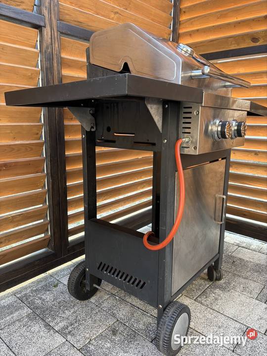 Grill gazowy Barney Barbecue 2 palniki żeliwny