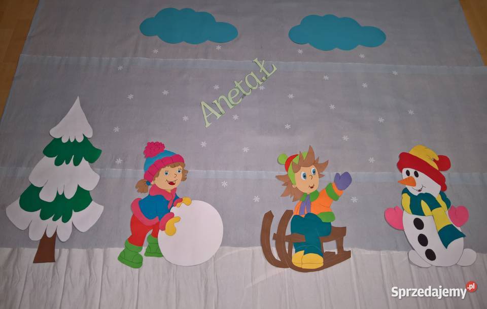 Dekoracje zimowe z brystolu Ryki