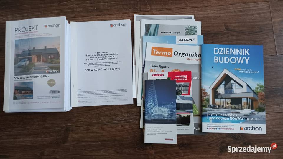 Sprzedam oryginalny projekt domu Dom w kosaćcach Marki