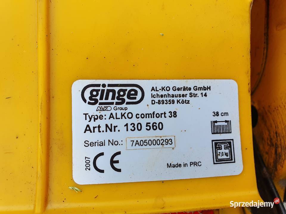 Kosiarka ręczna bębnowa alko 38 comfort soft Dom i Ogród Kępice