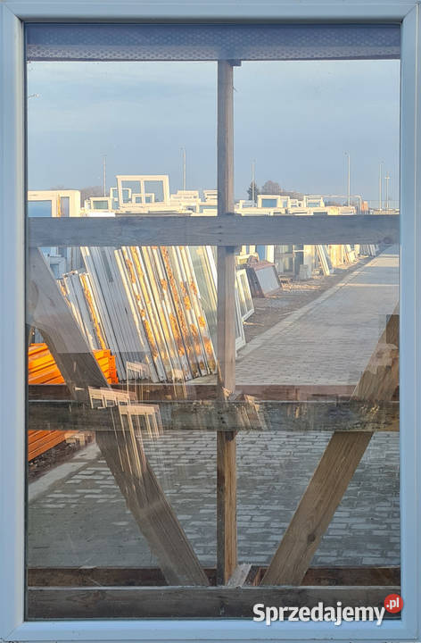 OKNA KacprzaK Witryna 111X168 FIX Używany PCV Okna ścienne Lublin sprzedam