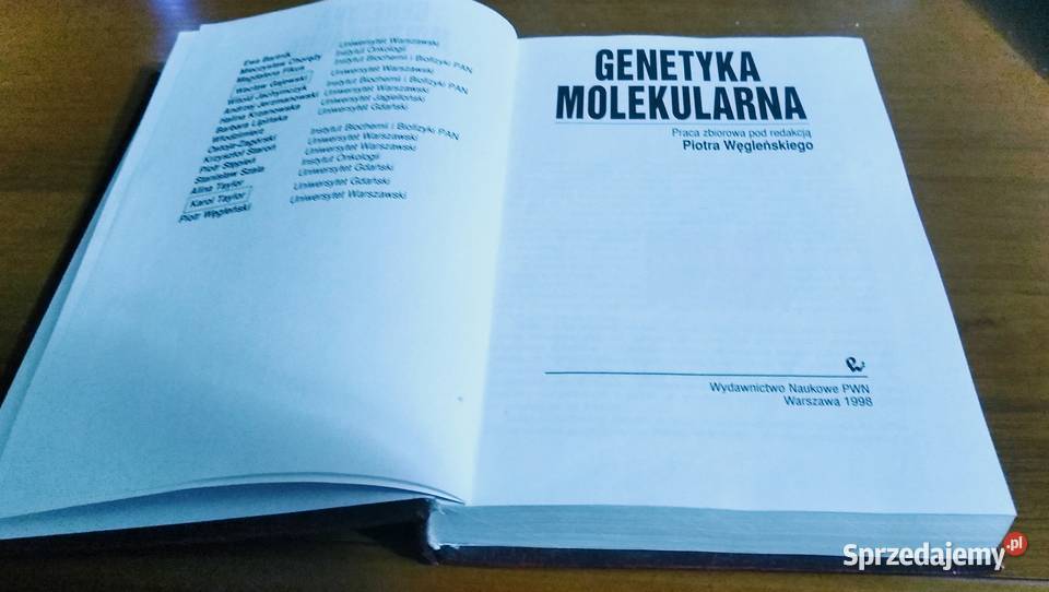 Genetyka molekularna PODRĘCZNIK Piotr Węgleński