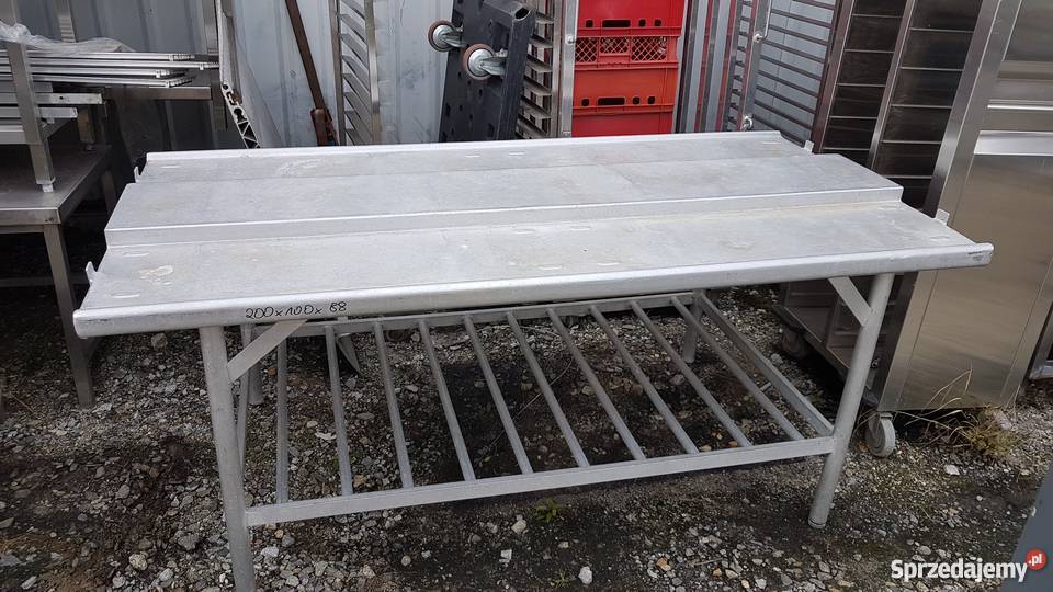 Stół masarski aluminiowy 200x100x88 Krotoszyn