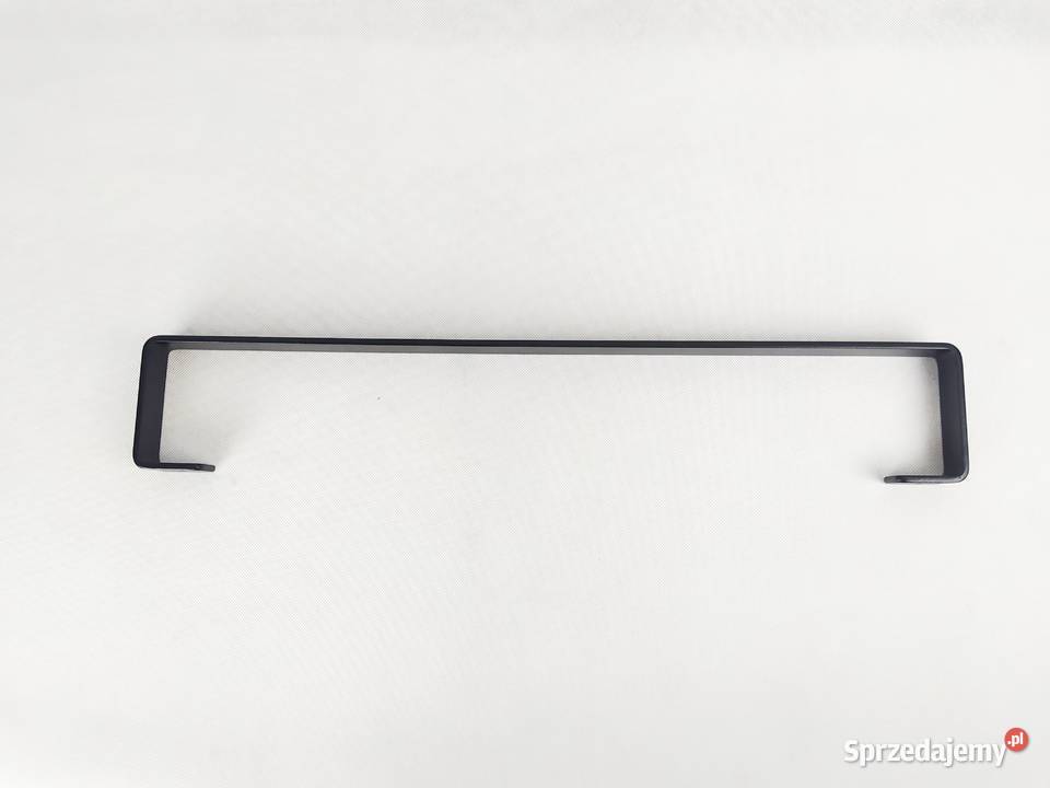 Wieszak uchwyt ręcznikowy 70 metalowy czarny Akcesoria łazienkowe