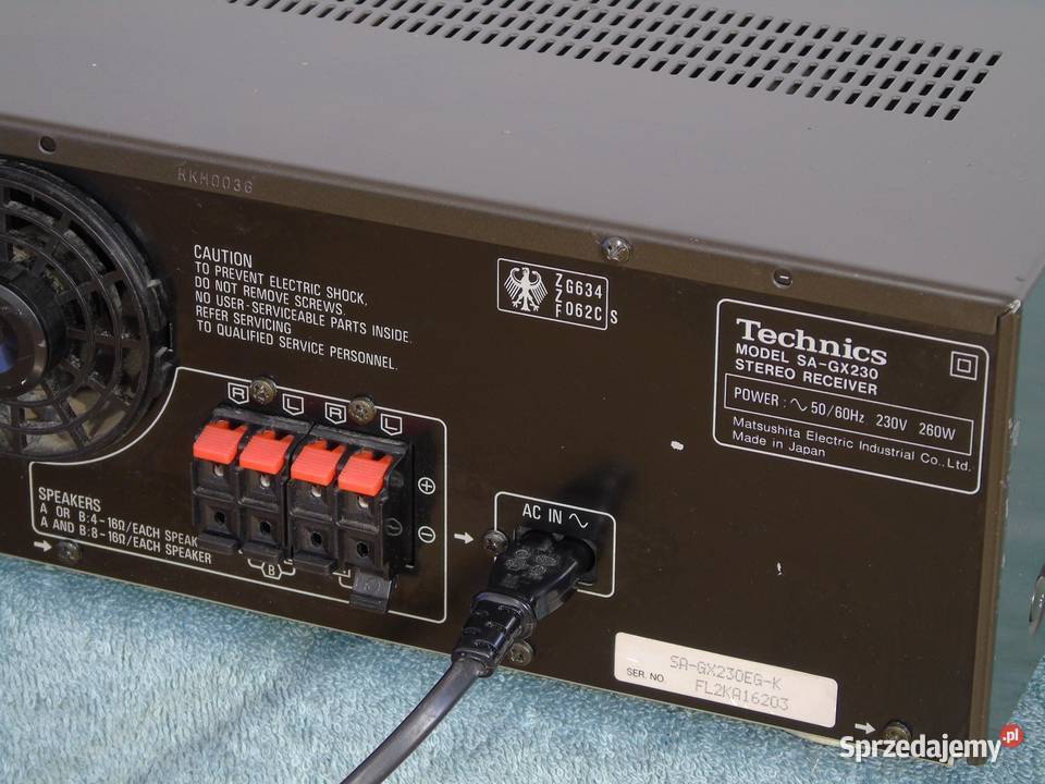 Wzmacniacz z radiem Technics SAGX 230D sprawny podkarpackie sprzedam
