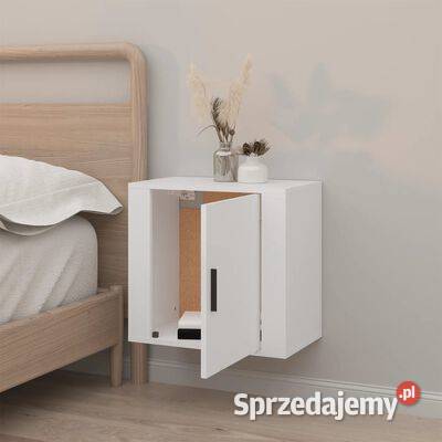 vidaXL Wisząca szafka nocna biały 50x30x47 Warszawa
